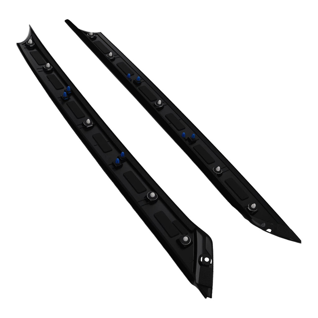 Windshield A-Pillar MoldingTrim Pair Black LH RH For 2012-2017 Veloster Turbo