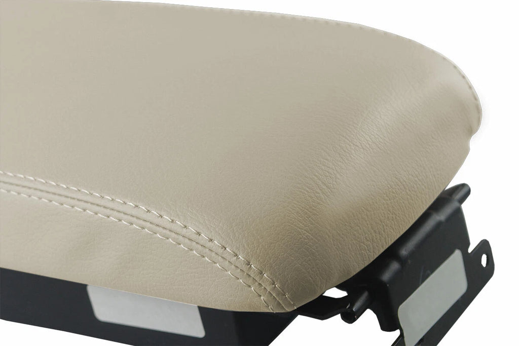 Leather Console Lid Pull Over Cover for Lincoln MKZ (2010–2012) Beige