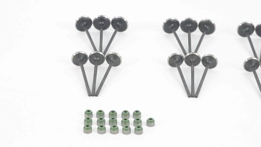 Set of 8 Intake & 8 Exhaust Engine Valves for Acura RDX (2007–2012)