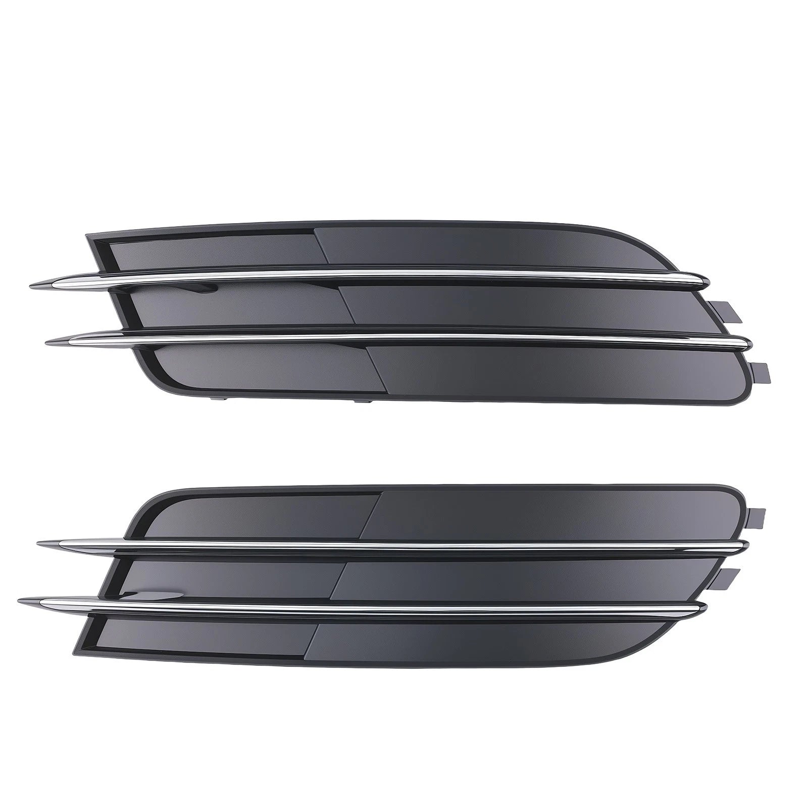2X Front Bumper Fog Lamp Grille Cover for Audi A6 (2012–2015) 4G0807681 4G0807682