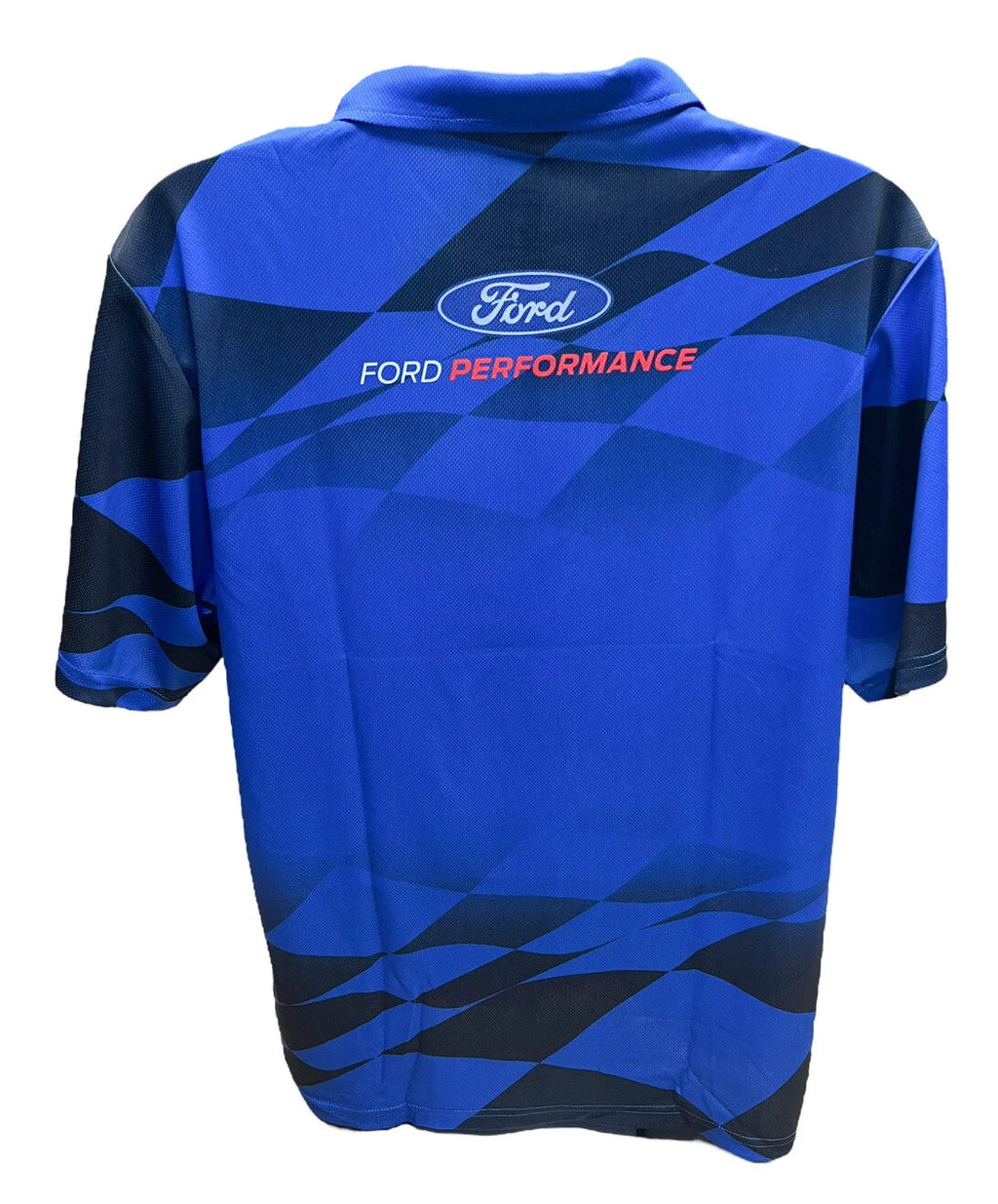 Dry Wicking Polo Shirt Checkered Flag for Ford Performance (2015–2025)