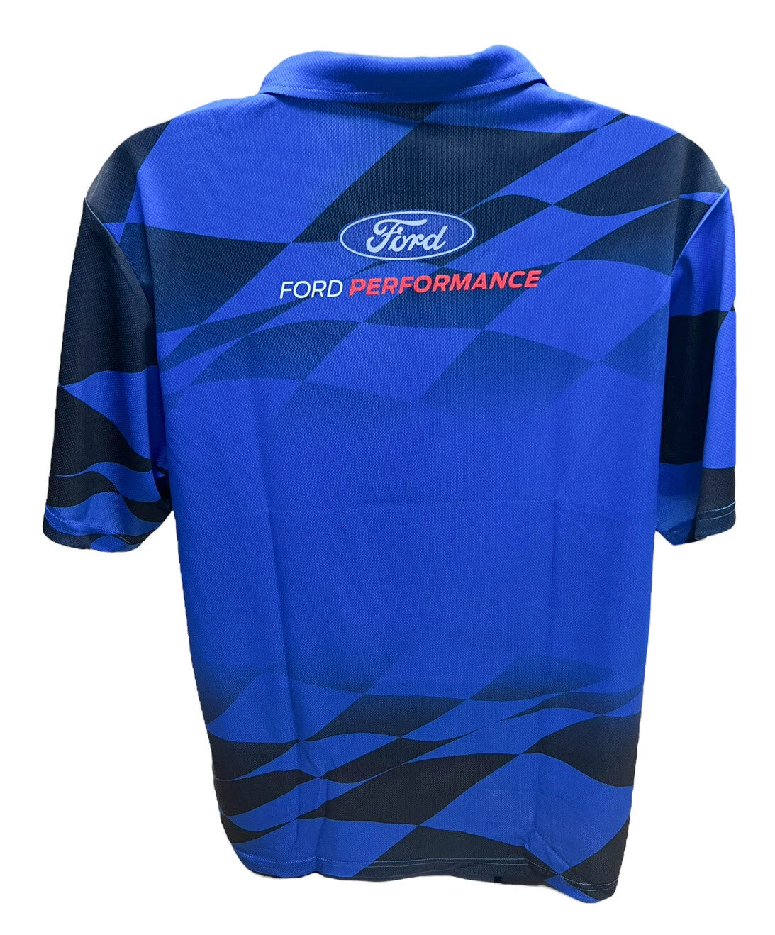 Dry Wicking Polo Shirt Checkered Flag for Ford Performance (2015–2025)
