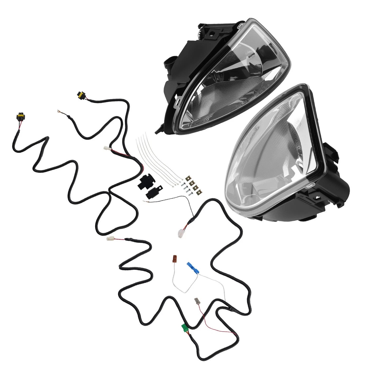 Front Fog Lamp Pair for Honda Civic (2004–2005) 08V31-S5D-102A Halogen Clear