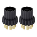 2 Pcs Brass Brush Head for Steam Mop-X5 (Fit for Steam Cleaner)