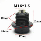 Oil Pan Drain Plug Bolt w/ O-Ring for Renault Duster, Peugeot Boxer, Citroen C3, C4 (2005-2023)