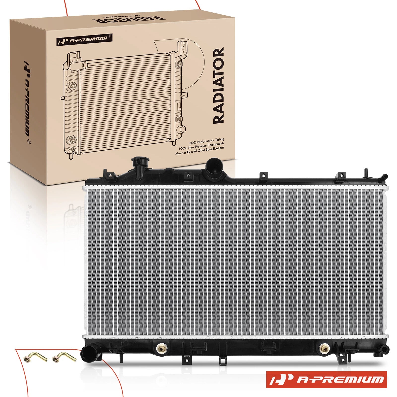 Radiator with Oil Cooler for Subaru Forester (2009–2013) Turbocharged