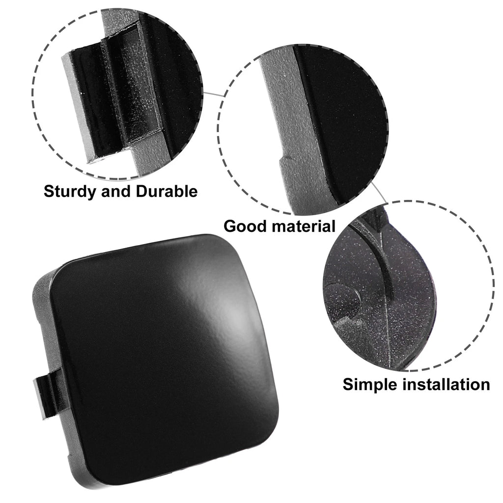 Tow Hook Cover Cap for Toyota Rav4 (2019–2023) Black