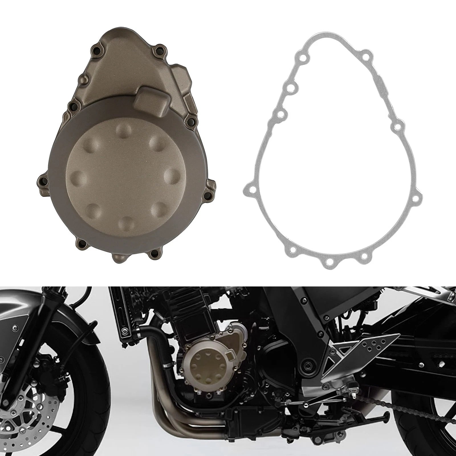 Left Engine Stator Cover Crankcase for Kawasaki Z750 Z750S (2003–2006)