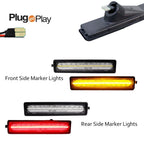Set of 4 Clear LED Side Marker Lights for BMW E30 E34 (1982–1996)