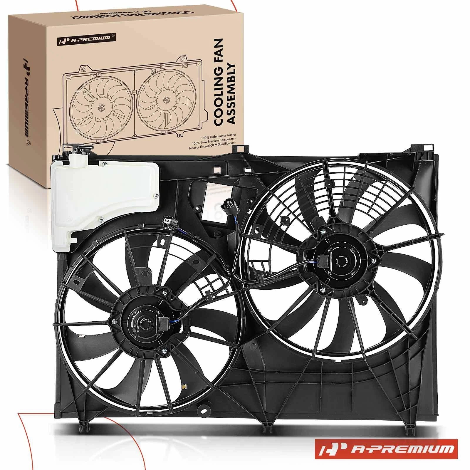 Dual Cooling Fan Assembly With Shroud for Toyota Highlander (2014â2019)
