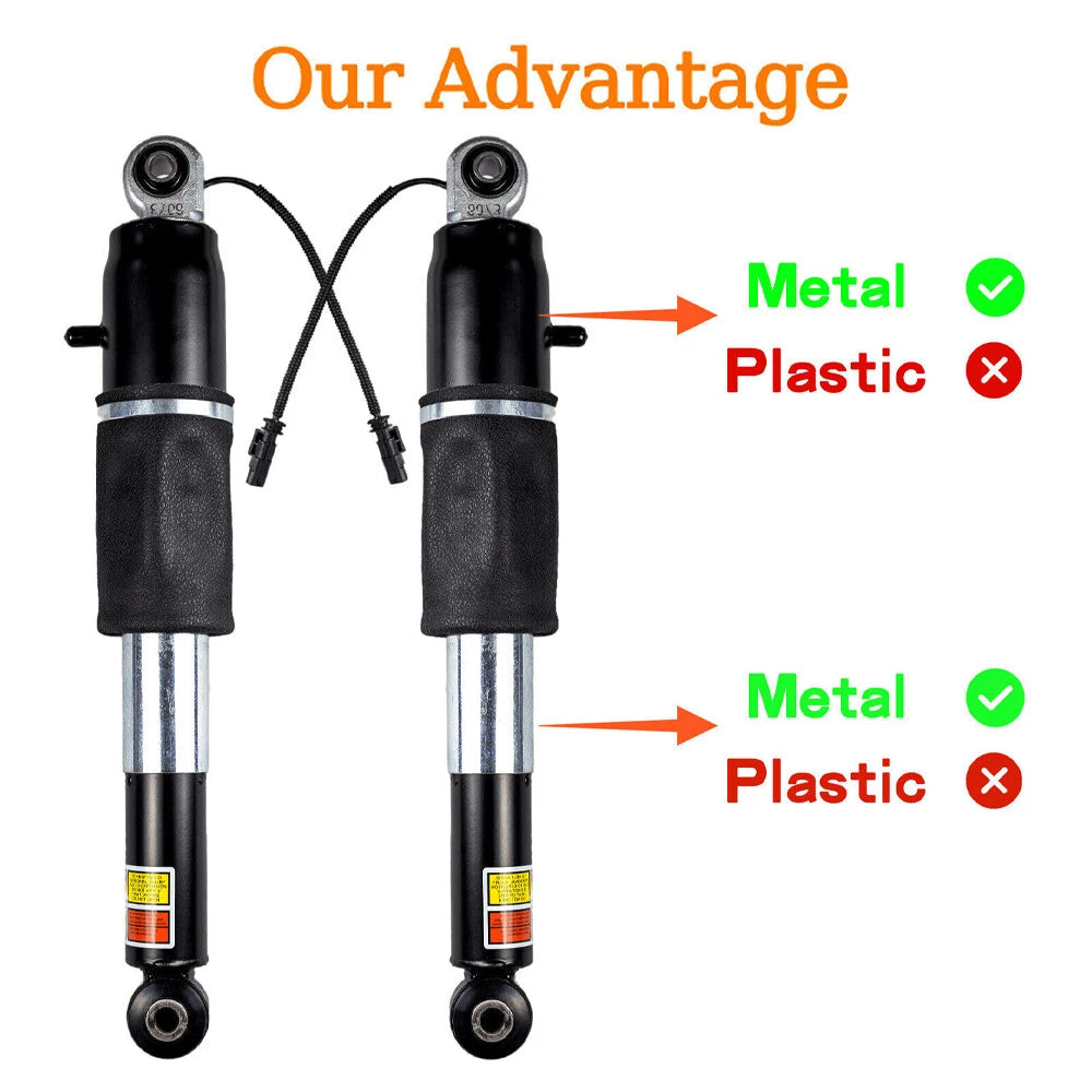 Pair Rear Air Shock Absorbers for Escalade Suburban Tahoe Yukon (2015–2020)