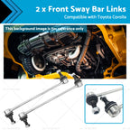 Pair Front Sway Bar Links for Toyota Corolla ZZE122R (2001–2007)