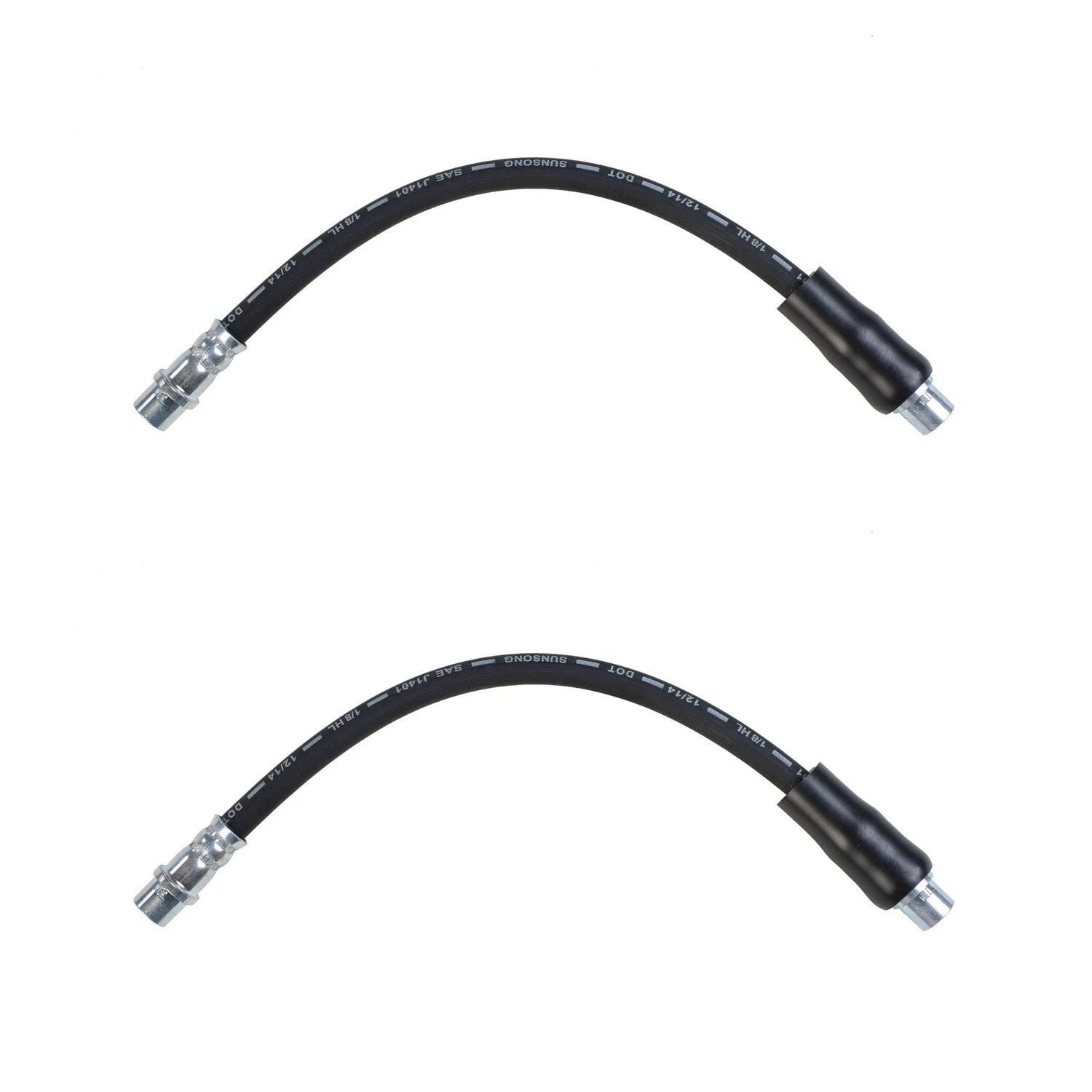 Set of 2 Front Inner Brake Hydraulic Hoses for Audi 80 80Quattro 90 (1986–1991)
