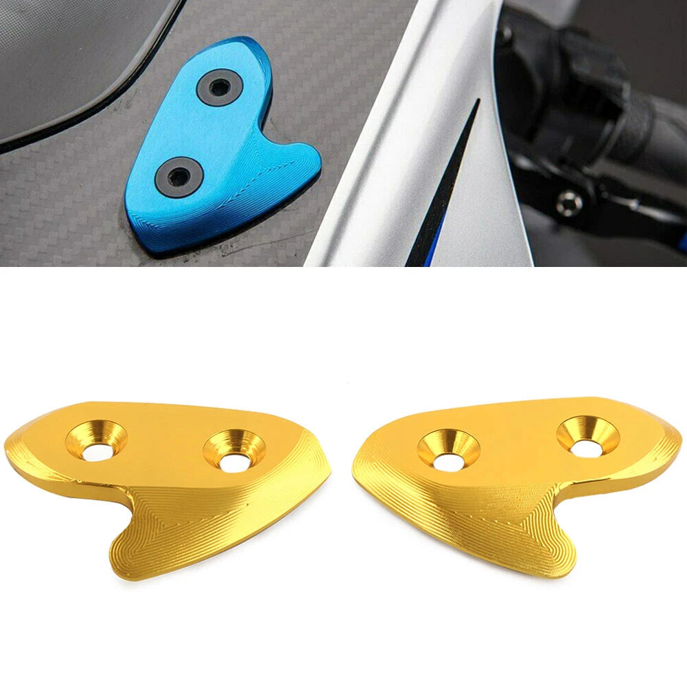 Rearview Mirror Block Off Base Plates for Yamaha R1 YZF-R1 (2015–2019)