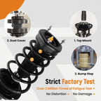 Set of 4 Complete Shocks Struts for Toyota Camry LE XLE (2012–2017)