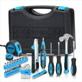 46-Piece Household Toolbox Set with Screwdrivers, Hammers, Pliers, Hex Keys