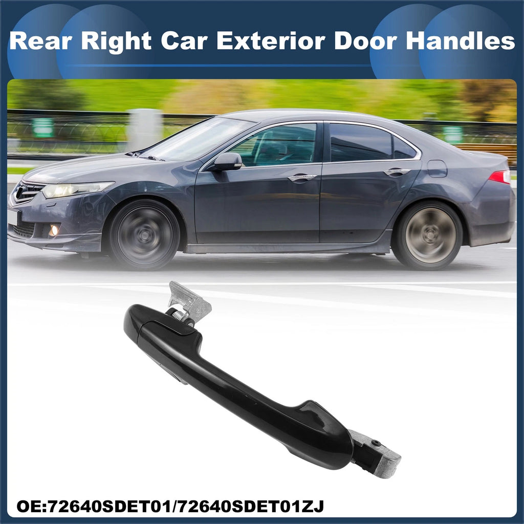 Rear Right Door Handle No. 72640SDET01 for Honda Accord (2003–2007) Black