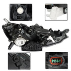 LED Headlight Assembly for Nissan Sentra SL SR (2016–2019) Black Left Side