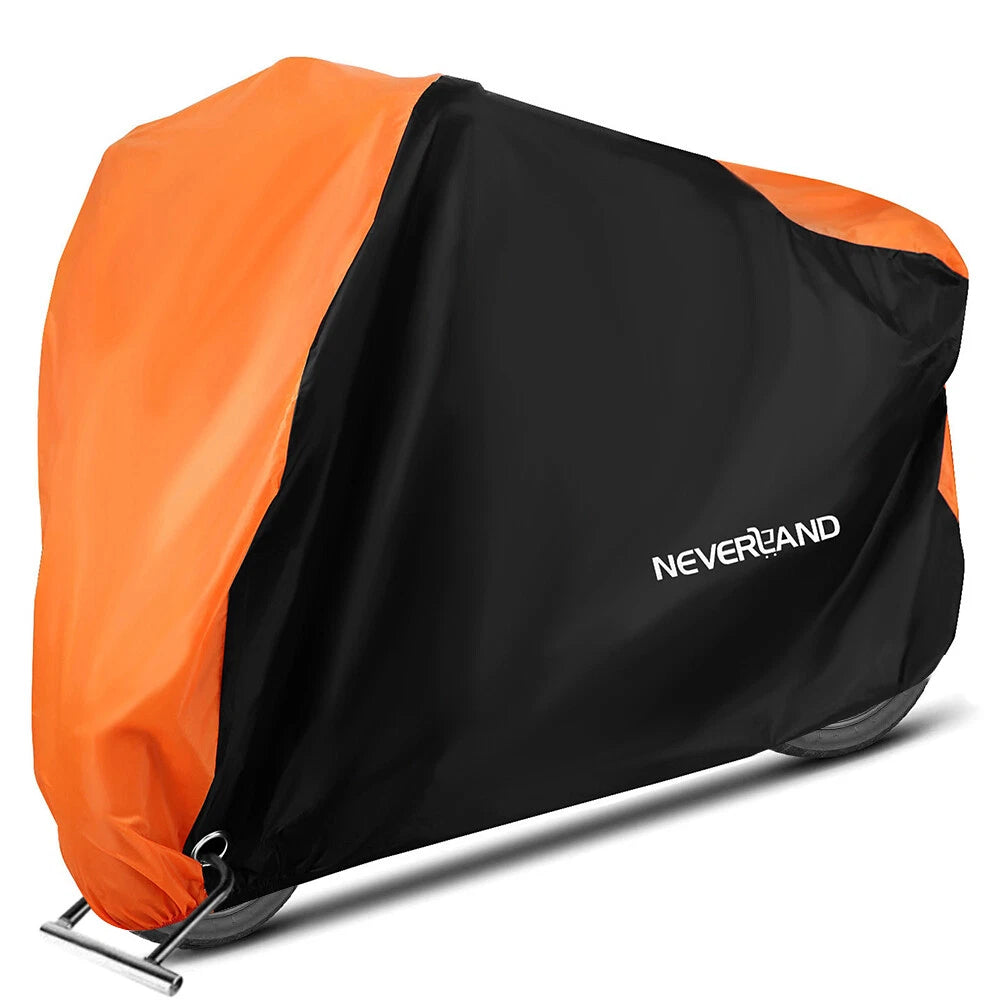 Motorcycle Cover Waterproof Outdoor Storage Dust Protector for Motorbike