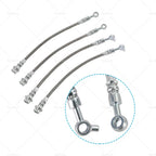 Braided Brake Line Hose Set for Nissan Patrol GQ Y60 (1988–1997)