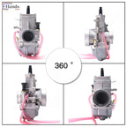 Carburetor TM38-86 38mm Flat Slide for