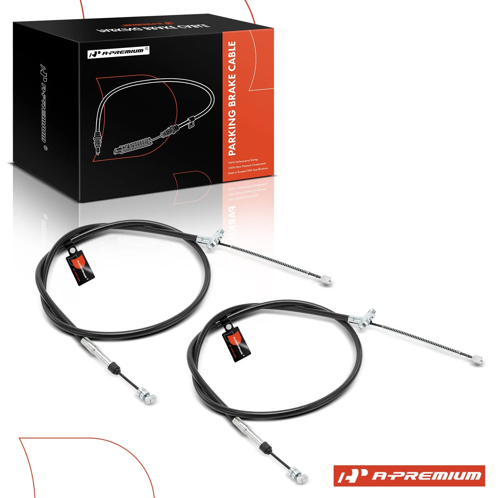 2X Rear Parking Brake Cables for Chevy Prizm (1998–2002)