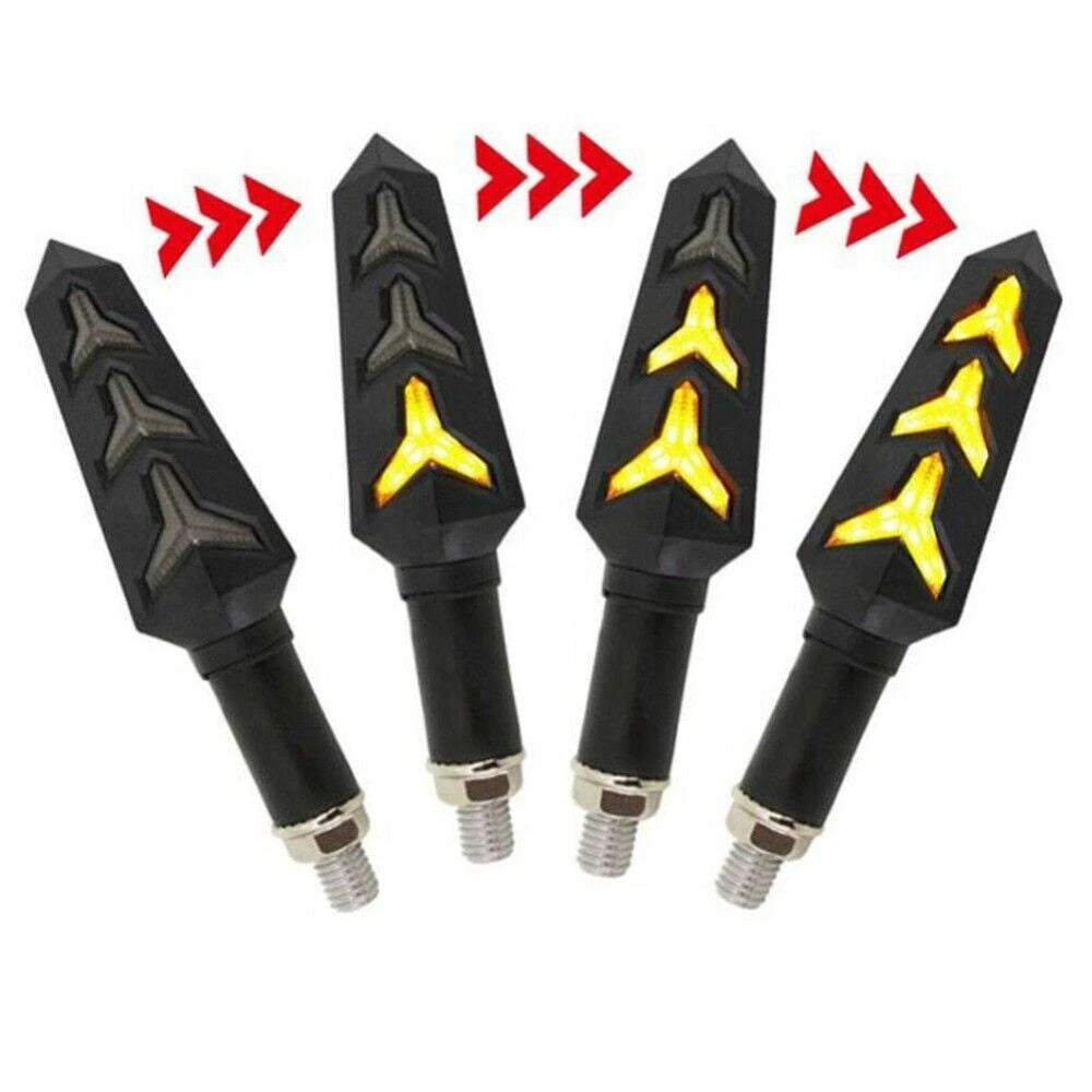 4X LED Turn Signal Lights for Honda VT VLX VTX Shadow (12V)