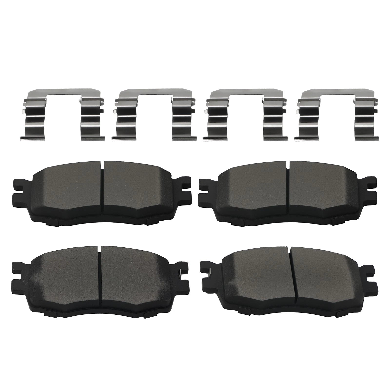 Front Ceramic Brake Pads Kit for Hyundai Accent/Kia Rio 2006–2011 D1156