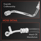 2X Power Steering Pressure & Reservoir Line Hose for Subaru Impreza