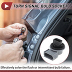 Turn Signal Light Socket for Ford Escape (2013–2016) 5T2Z13411A 2 Pin