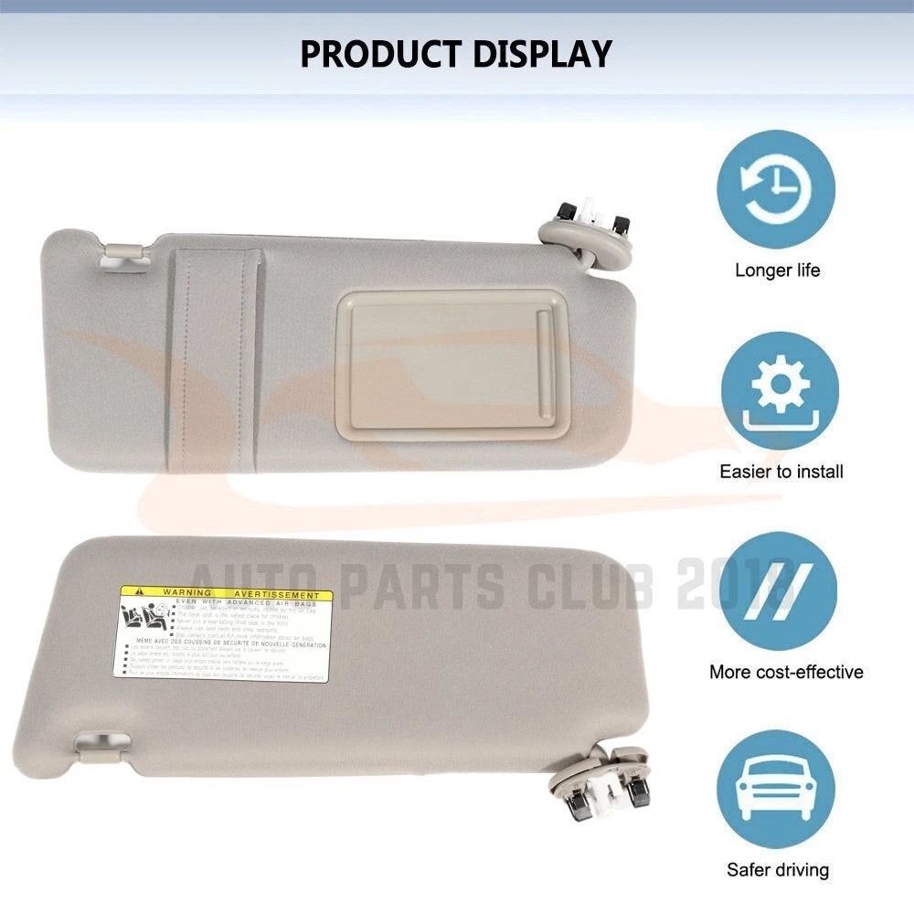 Sun Visor with Vanity Light for Toyota Camry (2009)