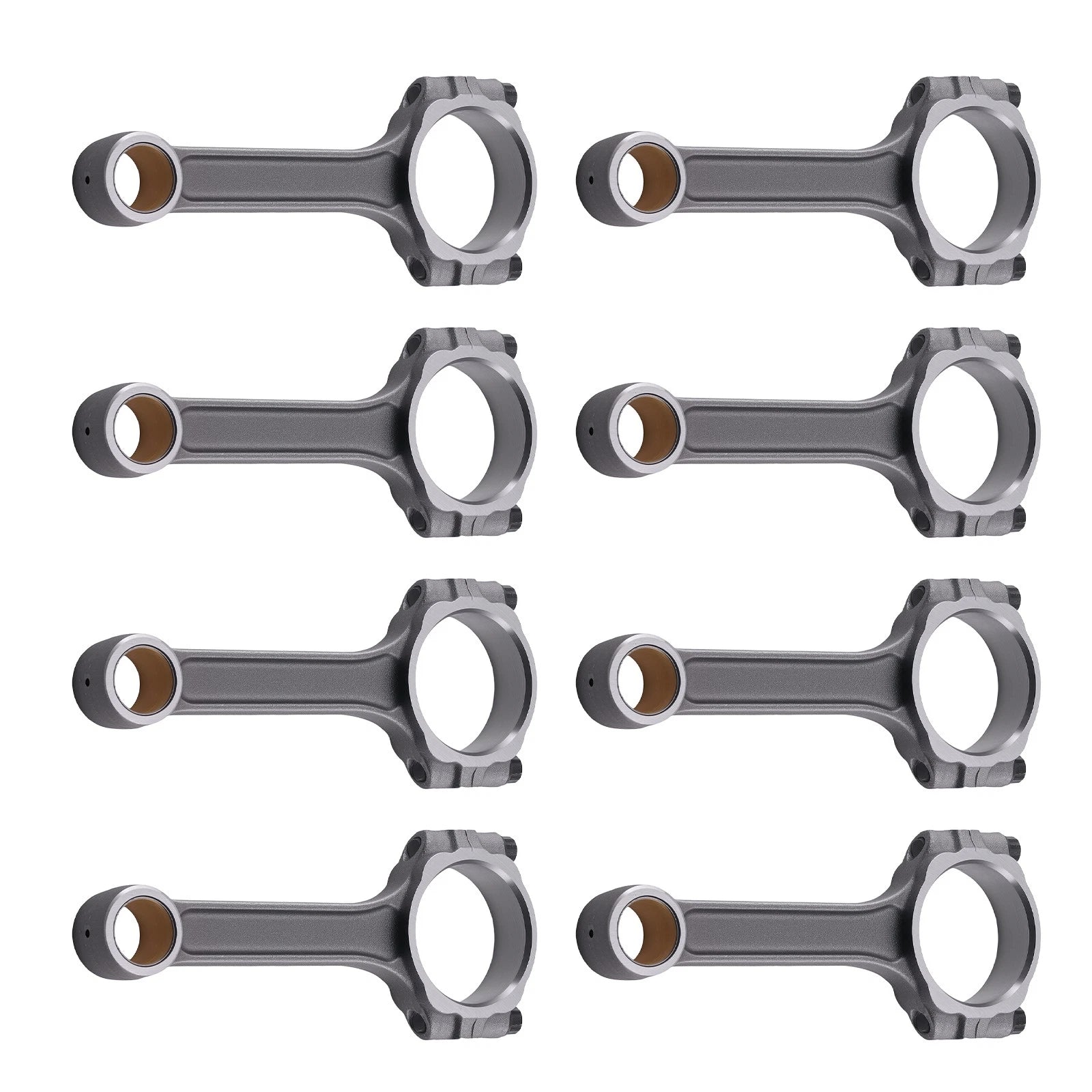 Set of 8 I Beam 6.000" Connecting Rods for Chevy SBC 350 (1969–1995)