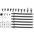 Set of 456 Car Retainer Clips Plastic Fasteners