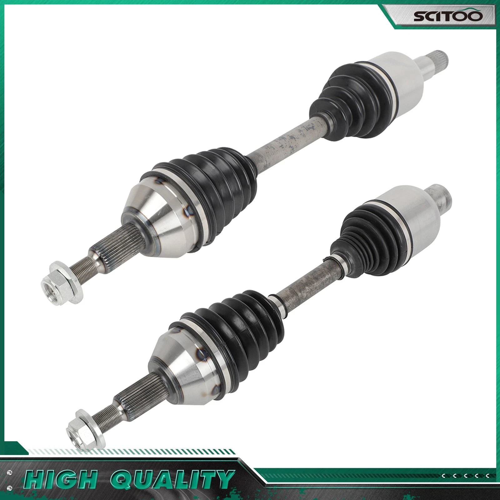 2 Front Side CV Axles for Chrysler Town & Country (2011–2016) V6 3.6L