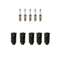 Set of 5 Double Iridium Spark Plugs & NGK Coil Boots for Canyon Colorado H3 (2004–2012)