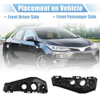 1 Pair Front Bumper Mounting Support Bracket 5211502130 for Toyota Corolla (2009–2011)