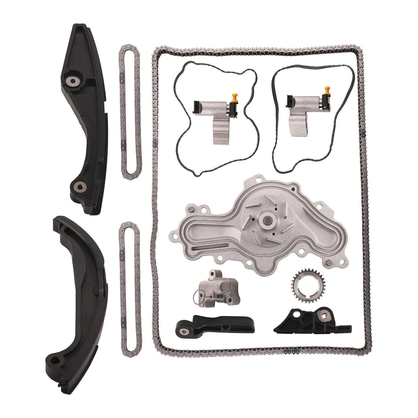 Timing Chain Kit Water Pump For Ford Flex Explorer Taurus Lincoln 3.5 7T4Z6268CA