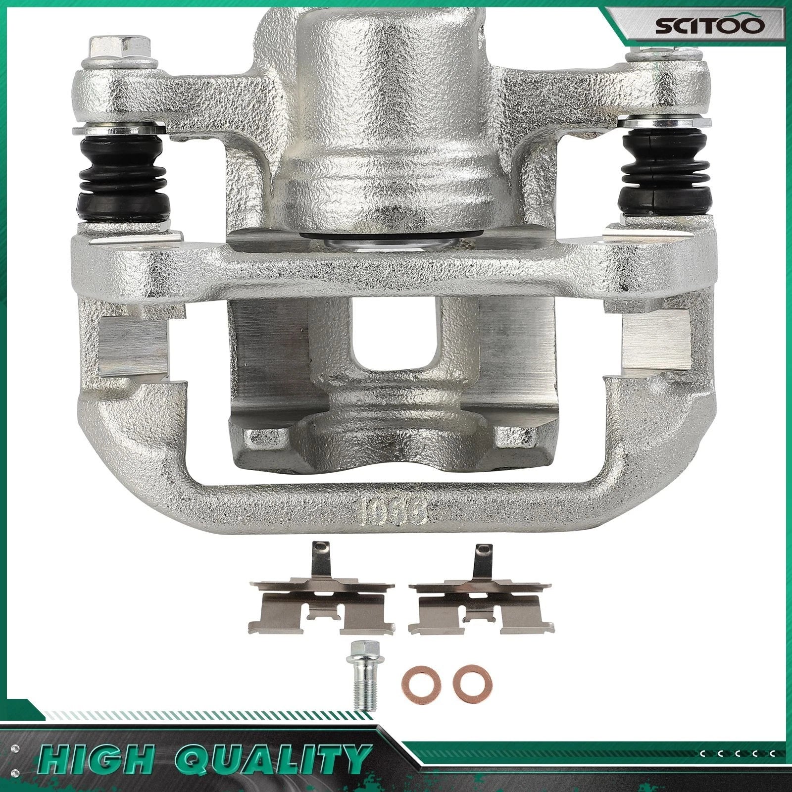 Rear Right Brake Caliper w/Bracket for Suzuki Forenza (2004–2008) & Chevy Spark EV (2014–2016)