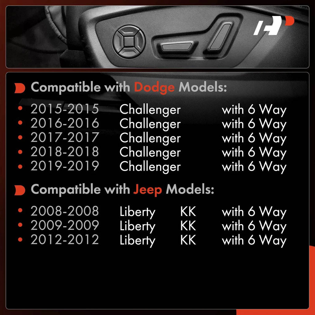 Power Seat Switch for Dodge Challenger Jeep KK (2008-2018)