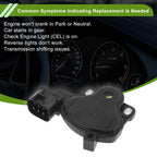 1 Pc Neutral Safety Switch for Hyundai Accent (1998–2011) No. 4595628000