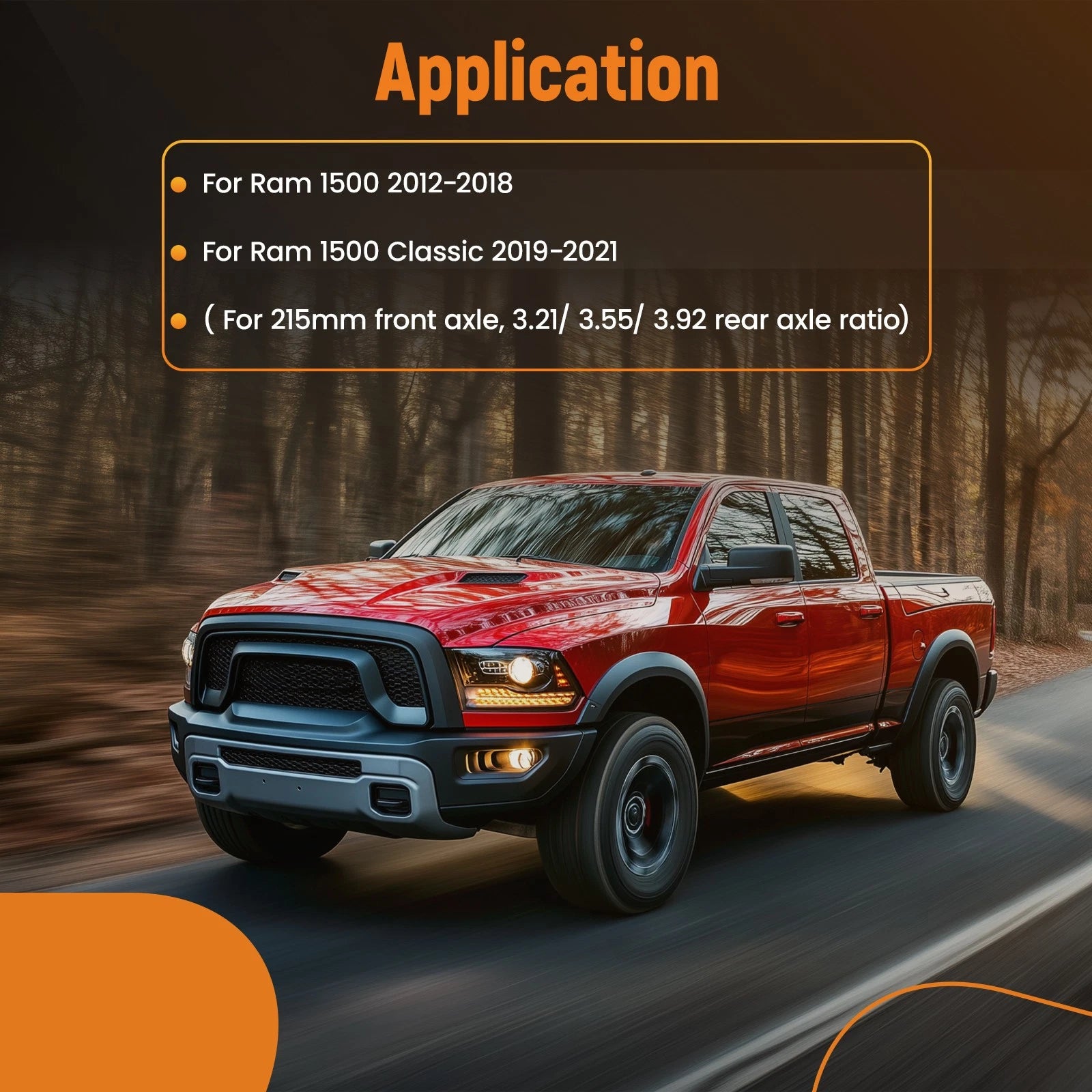 Inner Shaft Kit for RAM 1500 4X4 (2012-2018)