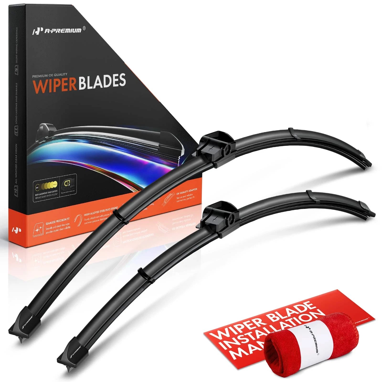 2X Front Windshield Wiper Blades for BMW i3 (2014–2021)