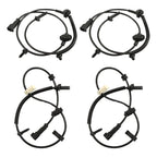 Set of 4 ABS Speed Sensors for Chevrolet Traverse Buick Enclave (2007–2015)