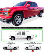 Running Boards 6 Inch for Chevy Colorado GMC Canyon Crew Cab (2004-2012)