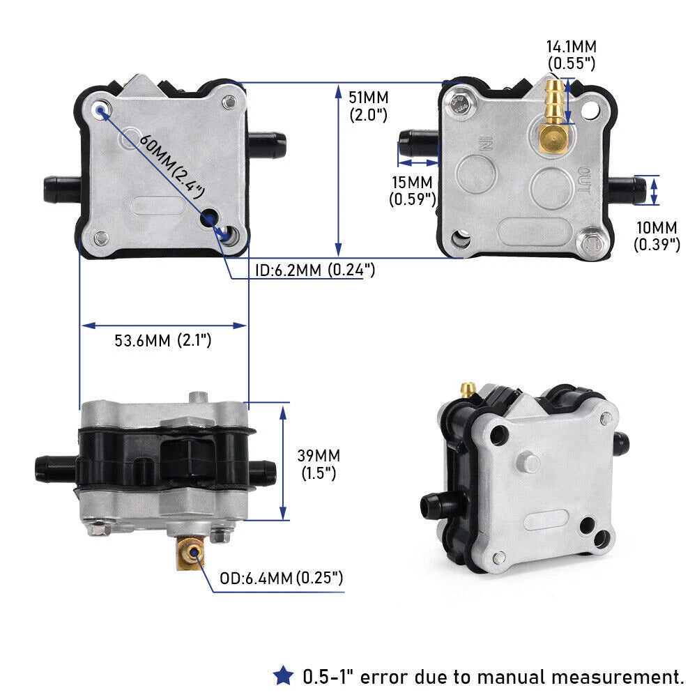 Fuel Pump Assembly for Mercury 115 2 Stroke (14360A71, 14360A43, 14360A78, 14360A41)