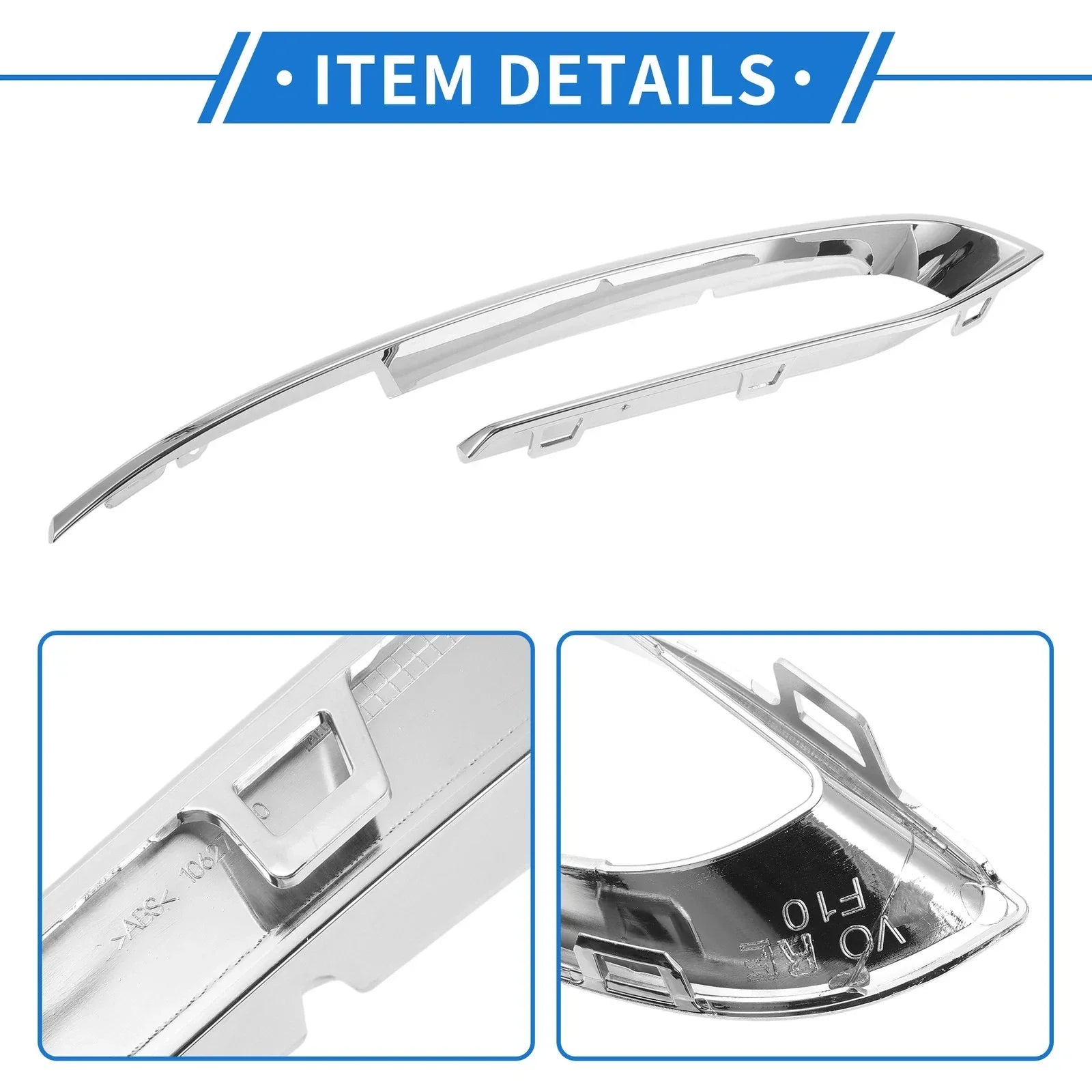 Front Right Bumper Grille Trim for BMW F18Lci 5 Series Luxury (2014-2017)