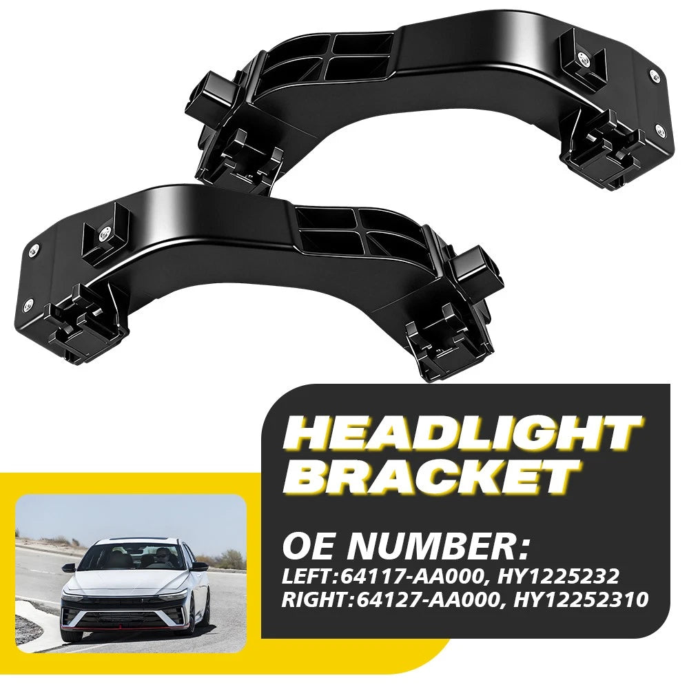 2Pcs Headlight Mount Bracket for Hyundai Elantra (2021)