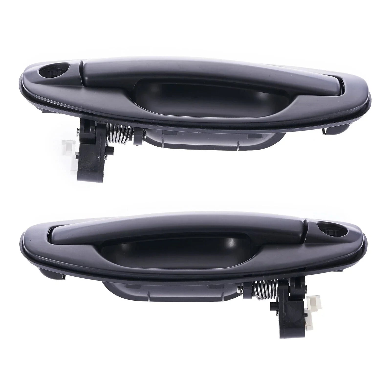 4pc Front/Rear Outer Door Handle Blk for Hyundai Santa Fe (2000–2005)