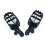 Black Motocross Foot Pegs for Honda CR250R CR125R (2000–2001)