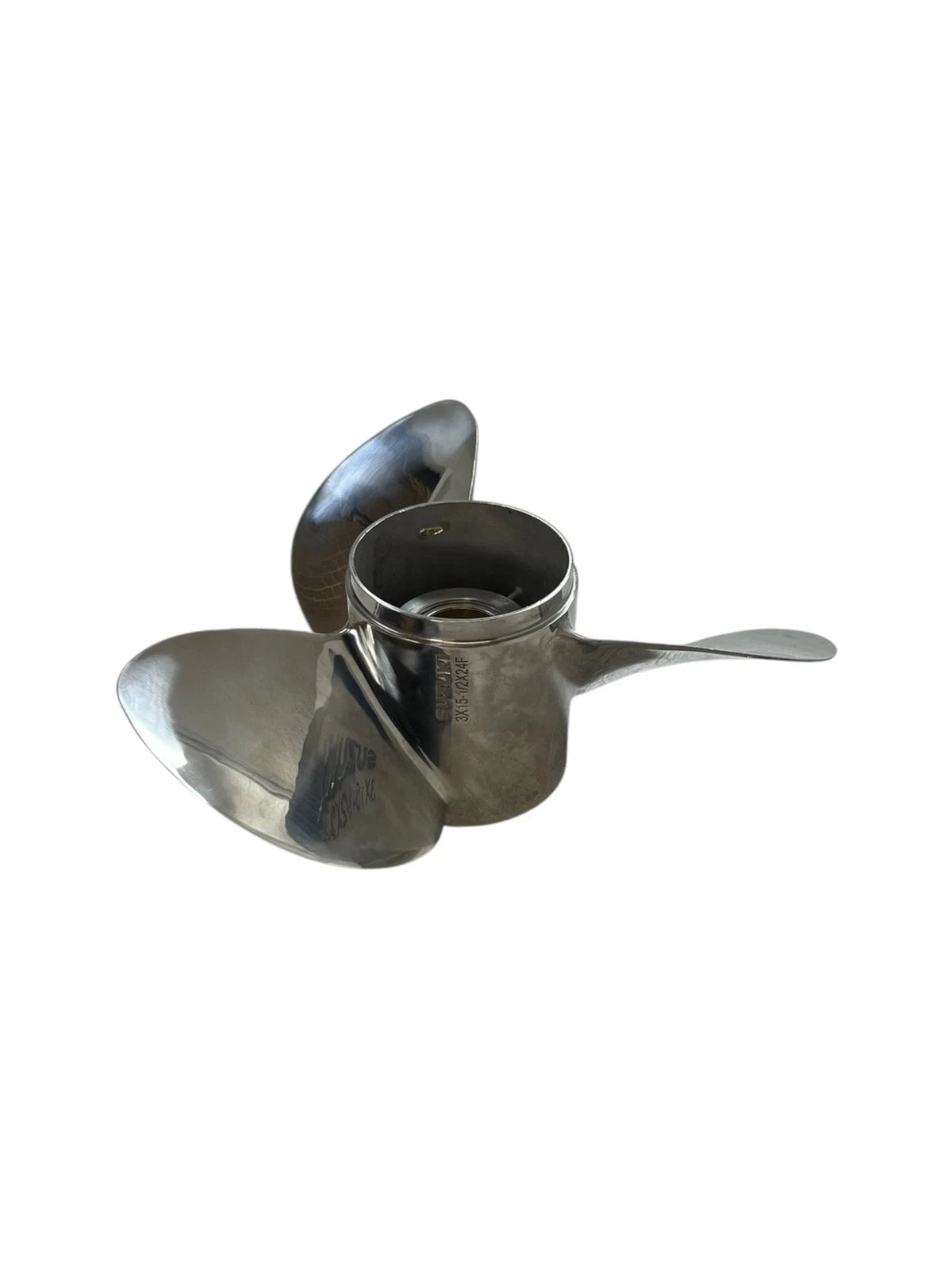 3X 15 1/2 x 24F Front LH Dual SS Propeller for Suzuki (OEM)